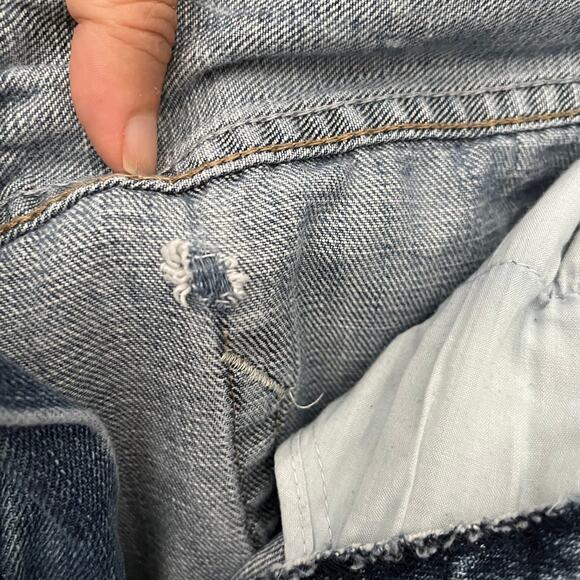 FLYPAPER Straight Leg Mens Jeans Size 38x30 Embroidered Pocket Western Y2K Loose - Picture 11 of 14